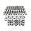 BLOX RACING STAINLESS STEEL INTAKE/EXHAUST MANIFOLD STUDS - M8X1.25 65MM