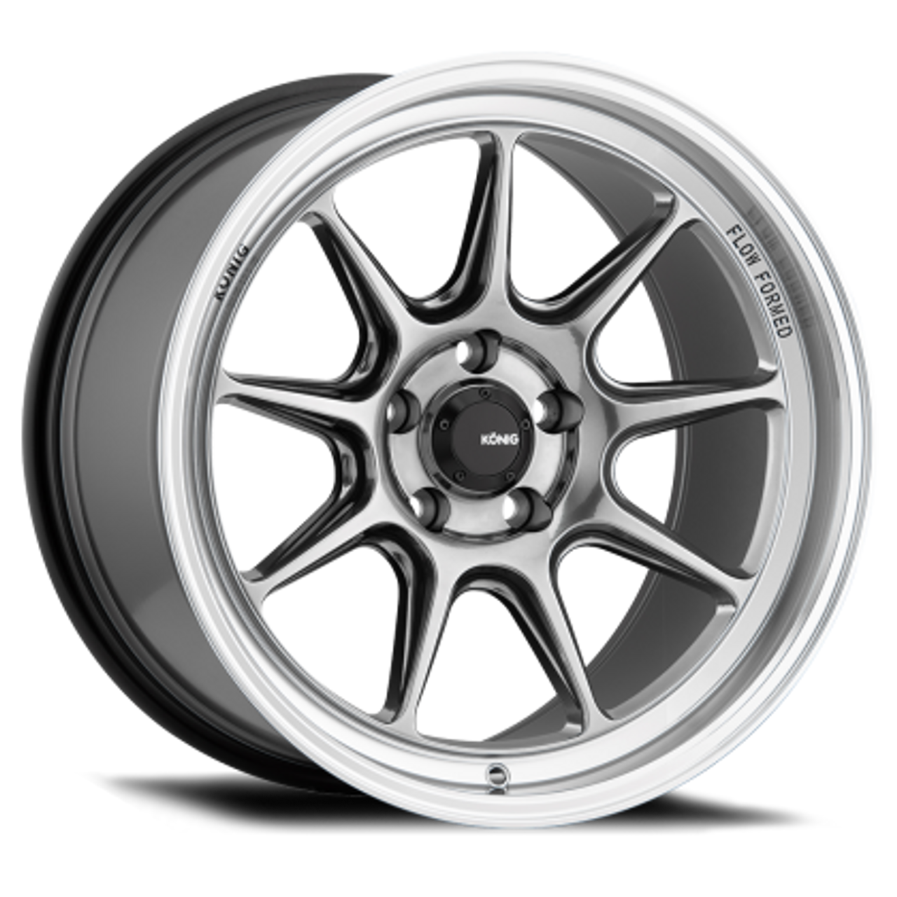 Konig Countergram 19x11B 5x114.3 ET18 Hyper Chrome / Machined Lip