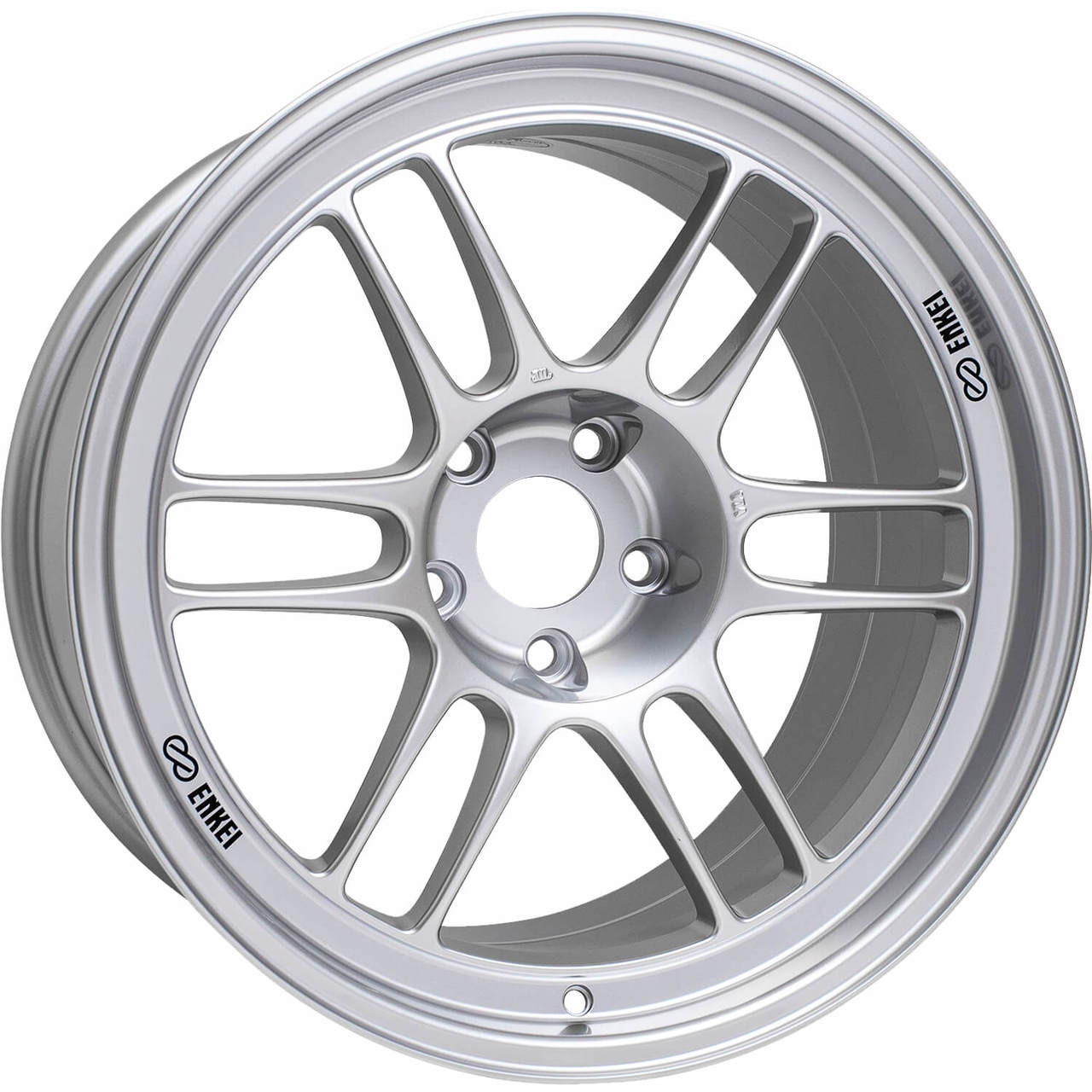 Enkei RPF1 14x7 4x100 28mm Offset 54mm Bore Silver Wheel