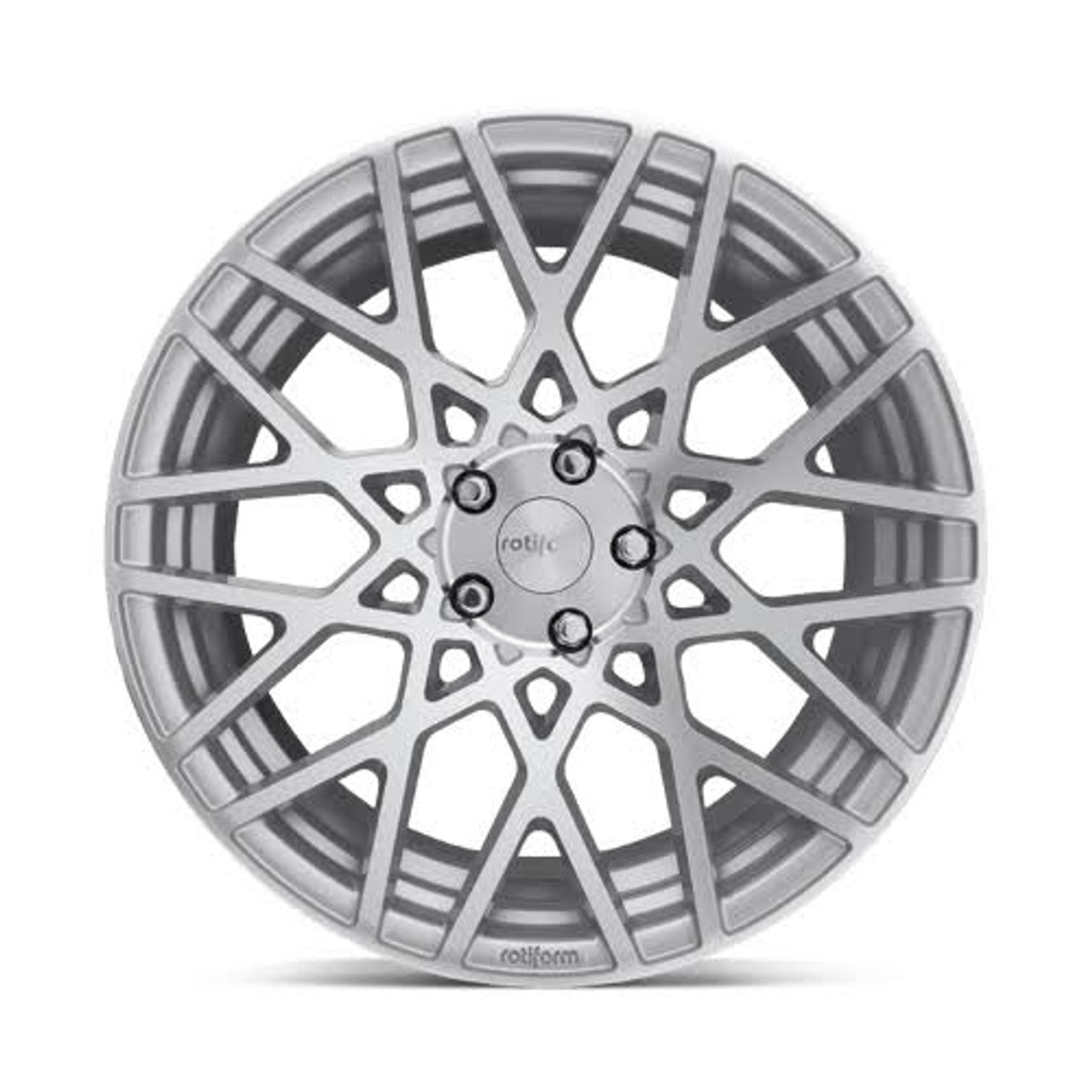 Rotiform R110 BLQ Wheel 18x8.5 5x112 35 Offset - Gloss Silver Machined