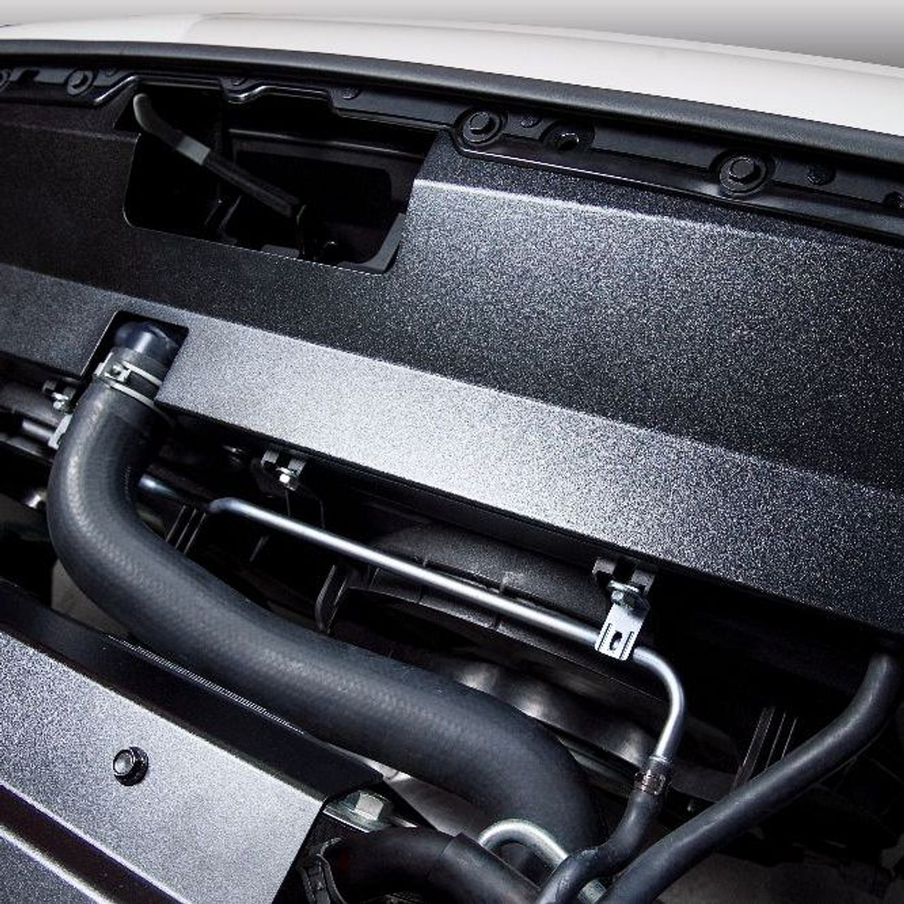 Process West Radiator Cover Black Non Factory Intake - Subaru WRX/STI 2015+
