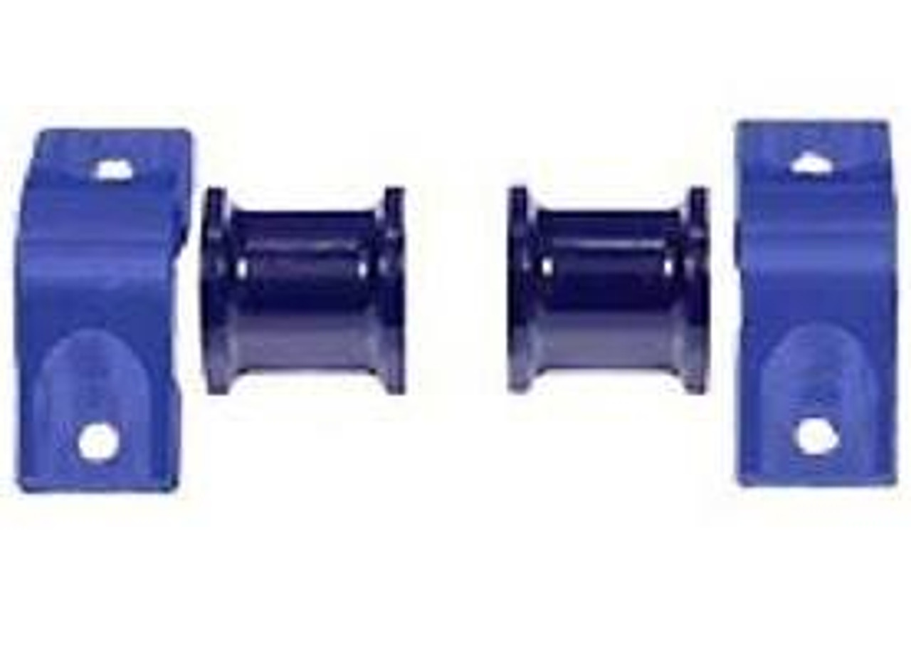 SuperPro 2015 Ford Mustang GT Rear 31mm Sway Bar Mount Bushing & Alloy Bracket Set