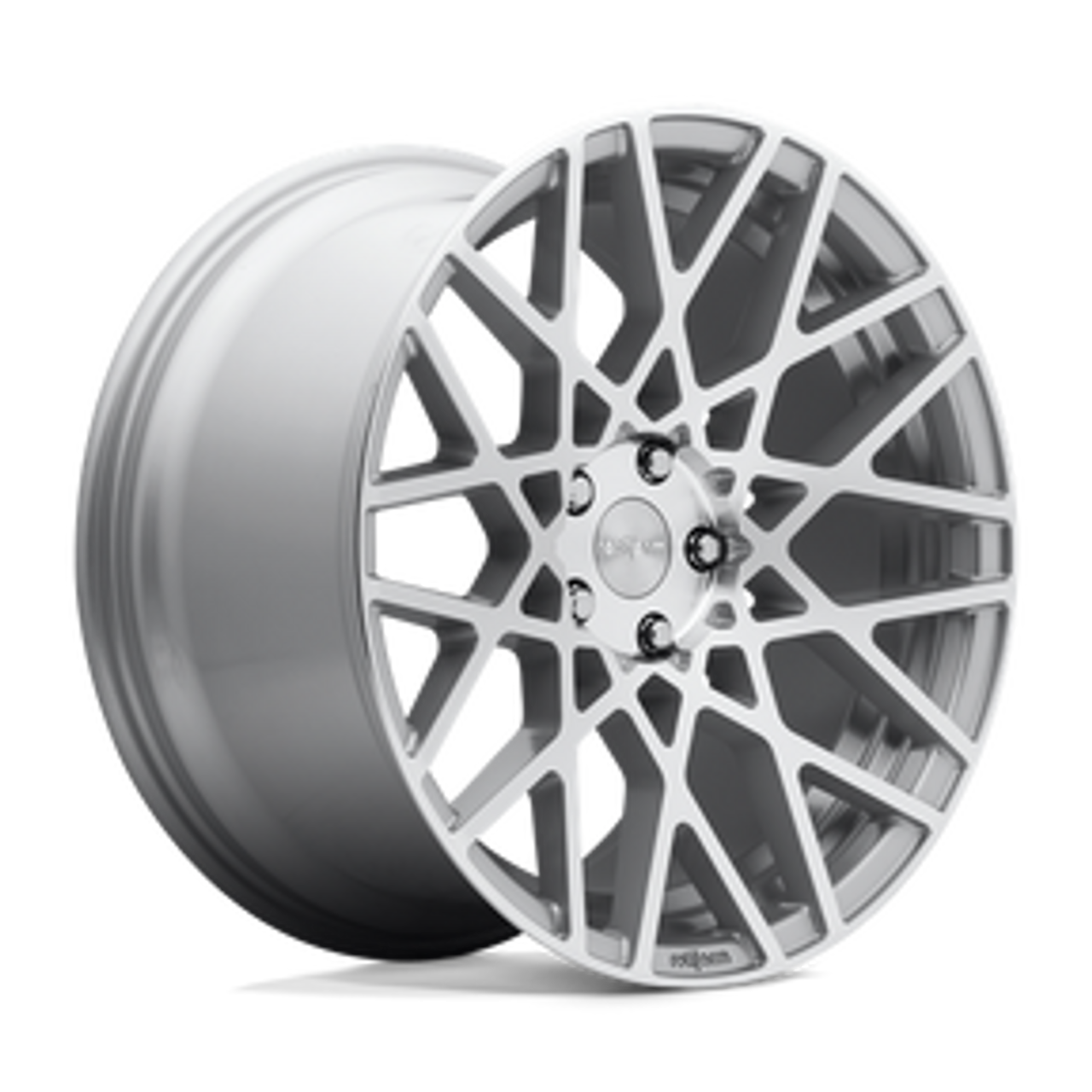 Rotiform R110 BLQ Wheel 20x10 5x112 35 Offset - Gloss Silver Machined