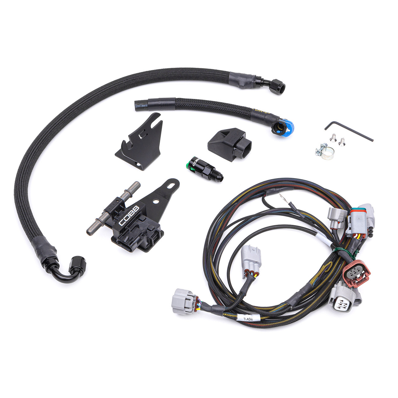 Cobb 19-21 Subaru STI / 2018 Type RA Stage 1 to NexGen Stage 2 + Flex Fuel Power Pkg Upgrade - Blk