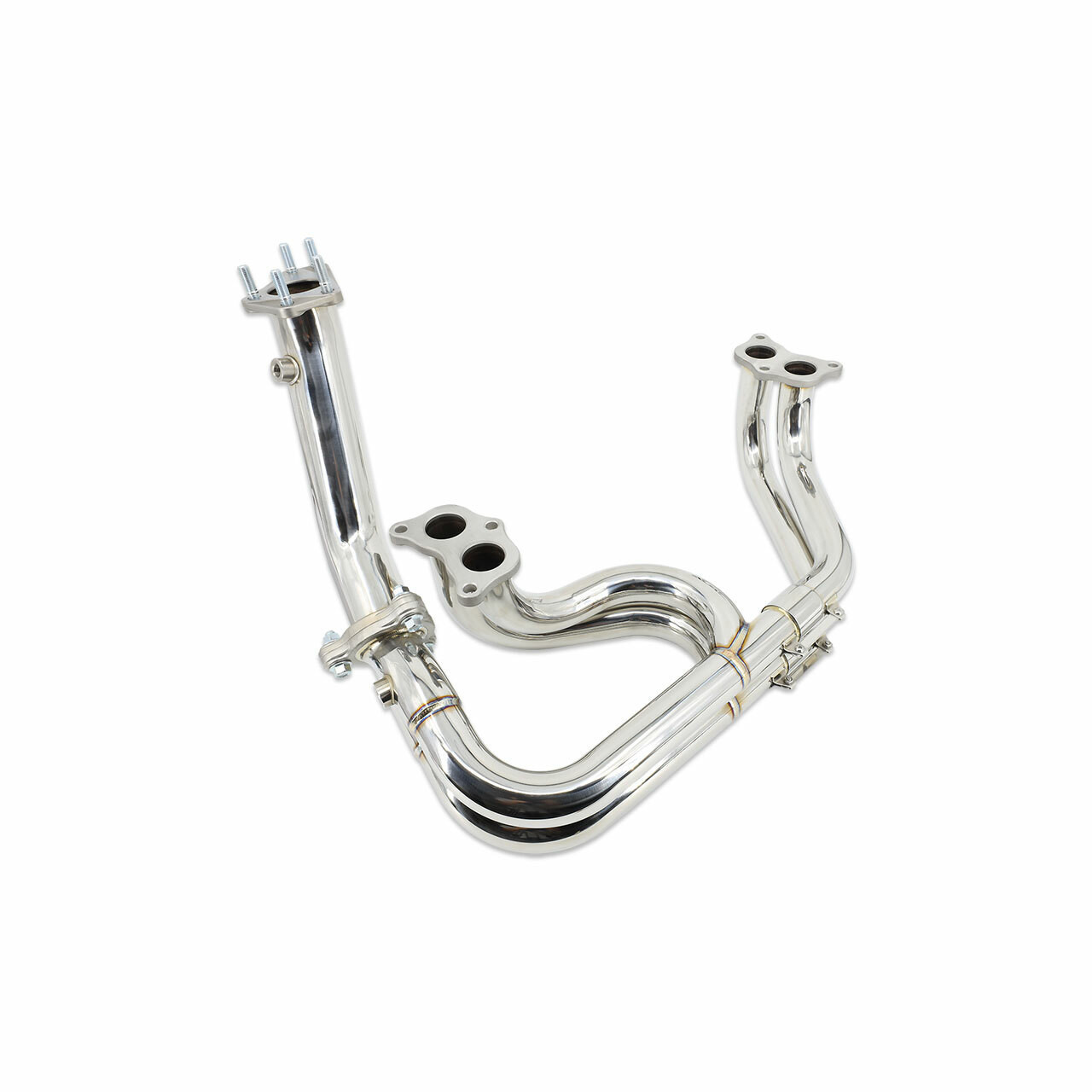 IAG Performance Equal Length 3-Bolt Header & Uppipe for 02-14 WRX, 04-21 STI, 05-09 LGT, 04-08 FXT