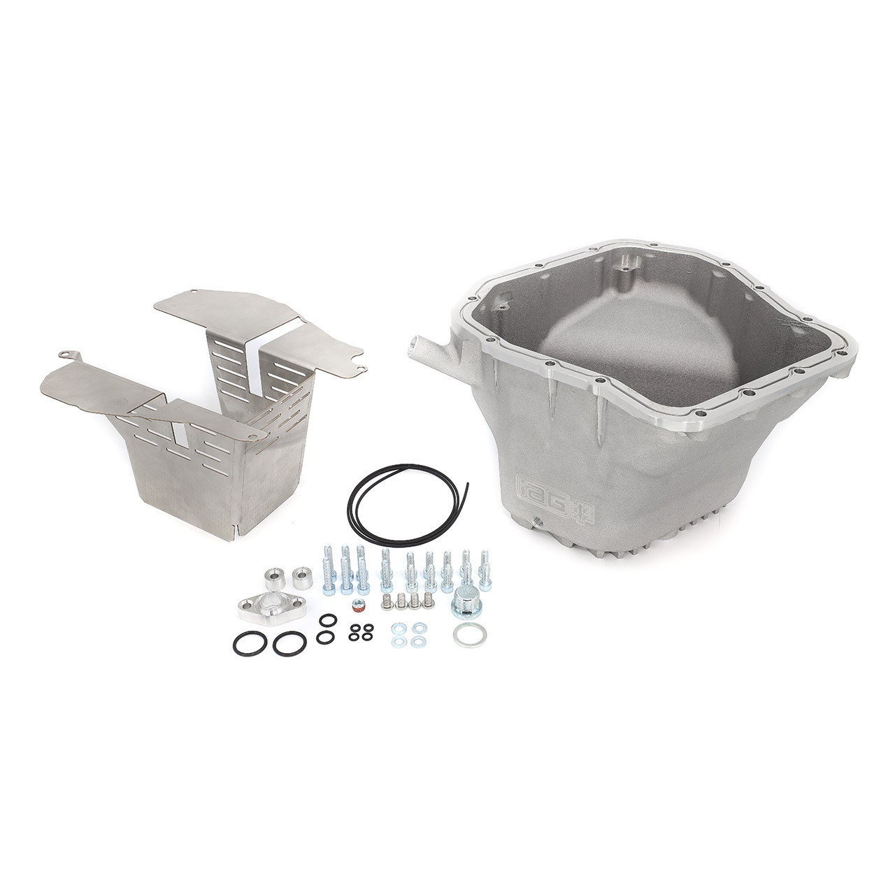 IAG Performance EJ Street Series Oil Pan For 02-14 WRX, 04-21 STI, 05-09 LGT, 04-13 FXT (Silver)