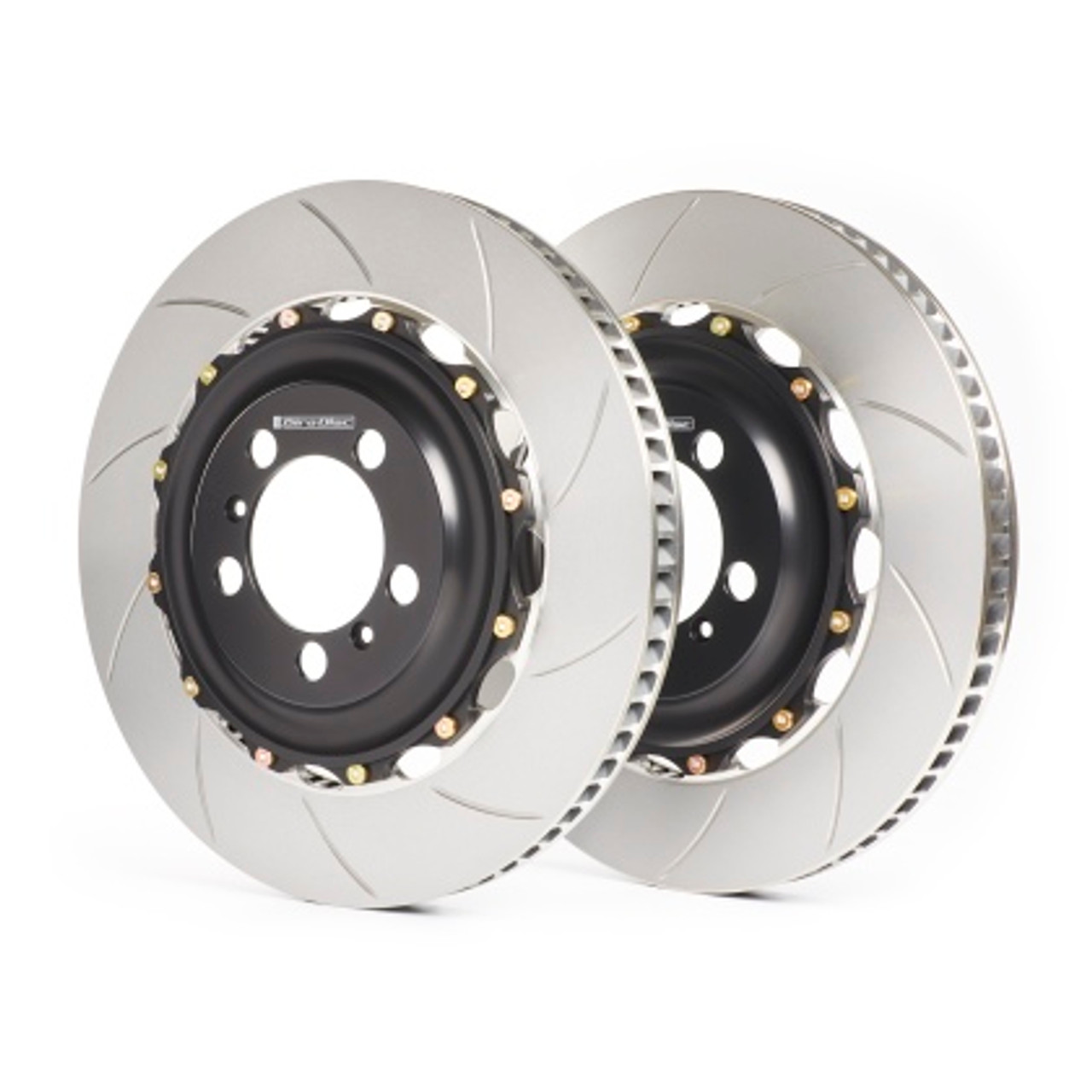 GiroDisc 2012+ Nissan GT+R (R35) DBA 390mm Slotted Front Rotors (Drilled for M2012/M2014 Lugs)