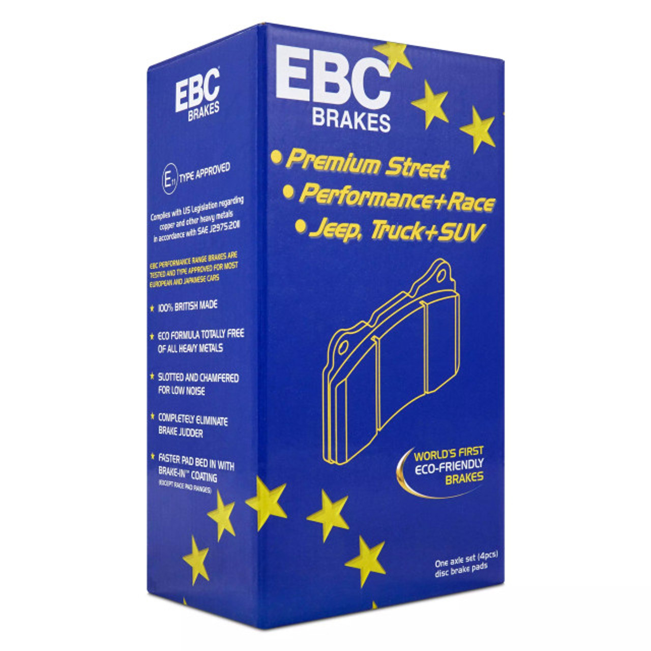 EBC Blue Stuff Brake Pads for the GR Corolla 2023+ (Front)