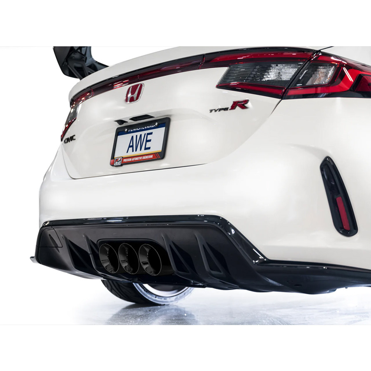 AWE Touring Edition Exhaust (Triple Black Diamond Tips) - Honda Civic Type R FL5 2023+