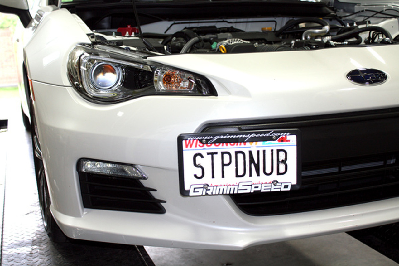 GRIMMSPEED LICENSE PLATE RELOCATION KIT - 18+ WRX/STI/CROSSTREK, 13+ BRZ/FRS/86, 17+ IMPREZA (NON-TURBO), 10+ LEGACY/OUTBACK