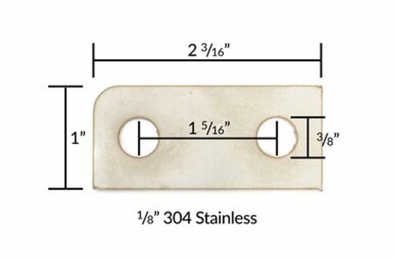 STM Fabrication Weld Tab Jeep Exhaust Hanger Bracket