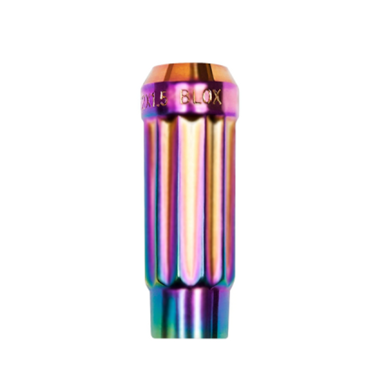 BLOX Racing 12-Sided P17 Tuner Lug Nut 12x1.25 - NEO Chrome Steel - Single Piece