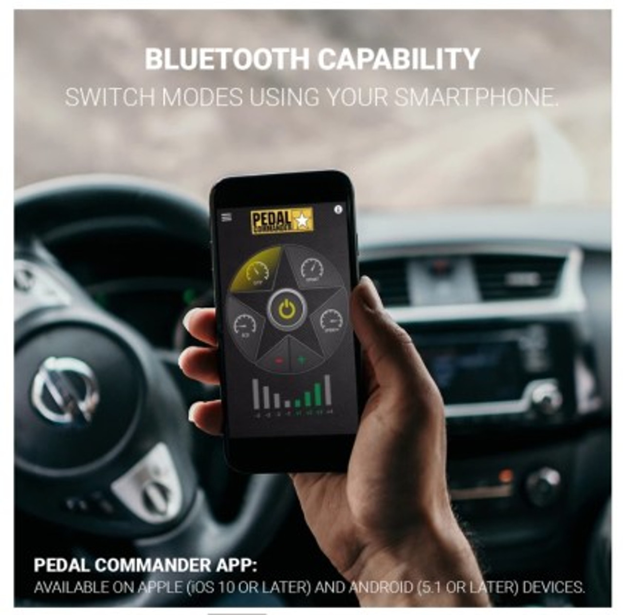 Bluetooth Capability - Switch modes using your smartphone