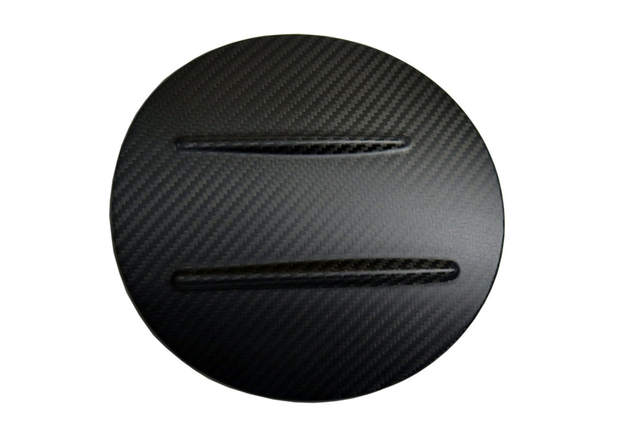 Fuel Door Cover - Matte Carbon Fiber