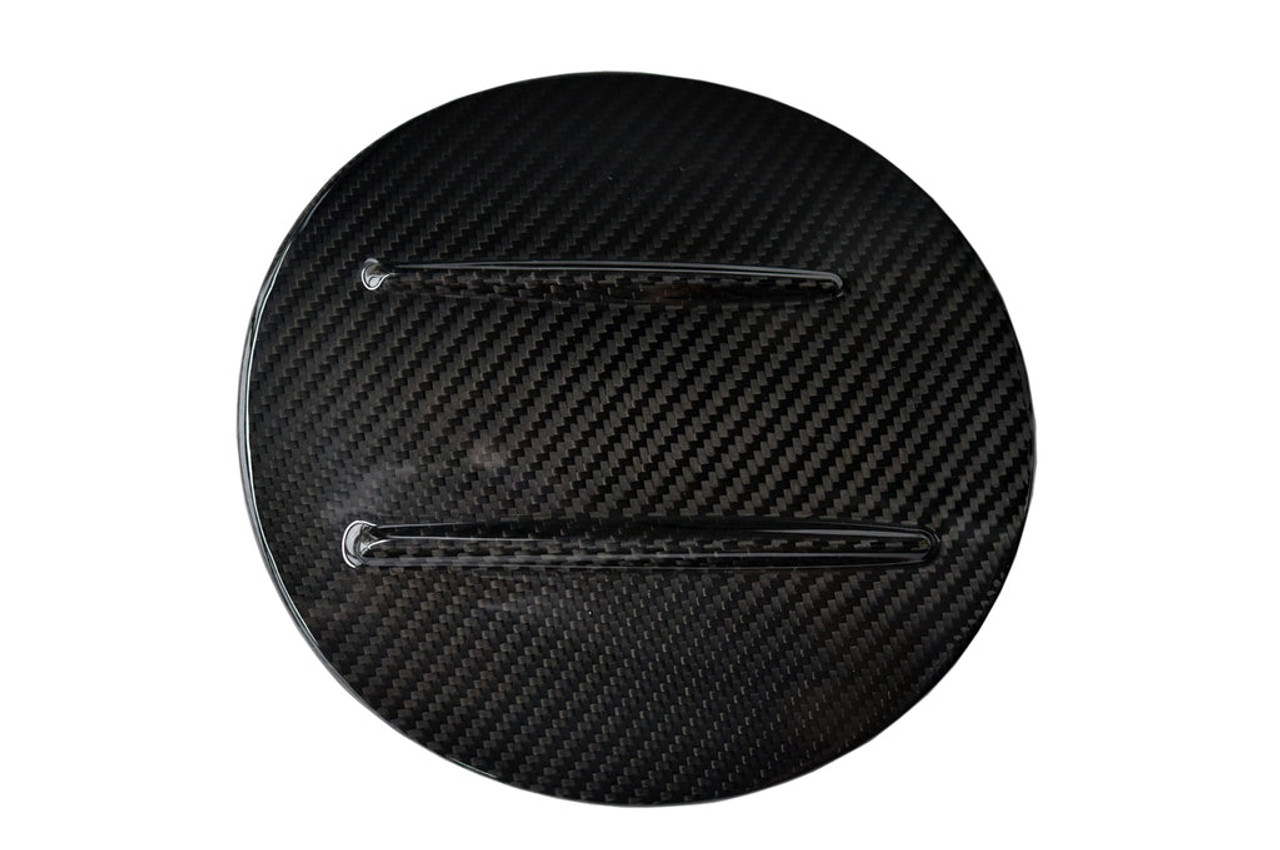 Fuel Door Cover - Gloss Carbon Fiber