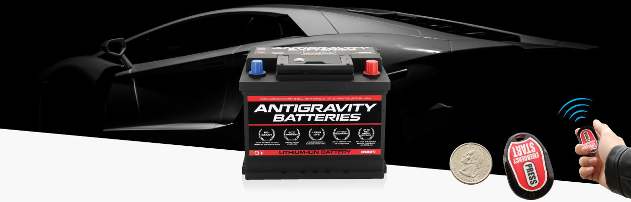 Antigravity U1/Group U1R Lithium Auto Battery w/Re-Start
