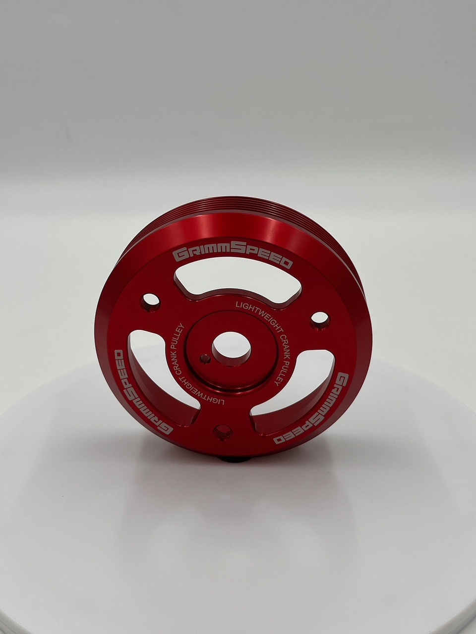 GrimmSpeed LIGHTWEIGHT CRANK PULLEY - BRZ/FRS/86, 2015-18 WRX