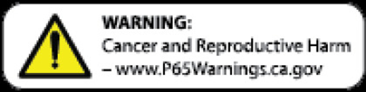 WARNING CA Proposition 65