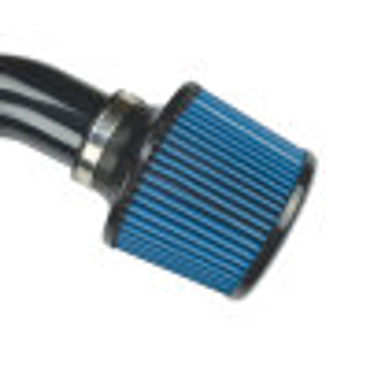 MAZDA COLD AIR INTAKE SYSTEM.  
Color: Black.  Intake Color: Laser Black.  Filter Color: Blue