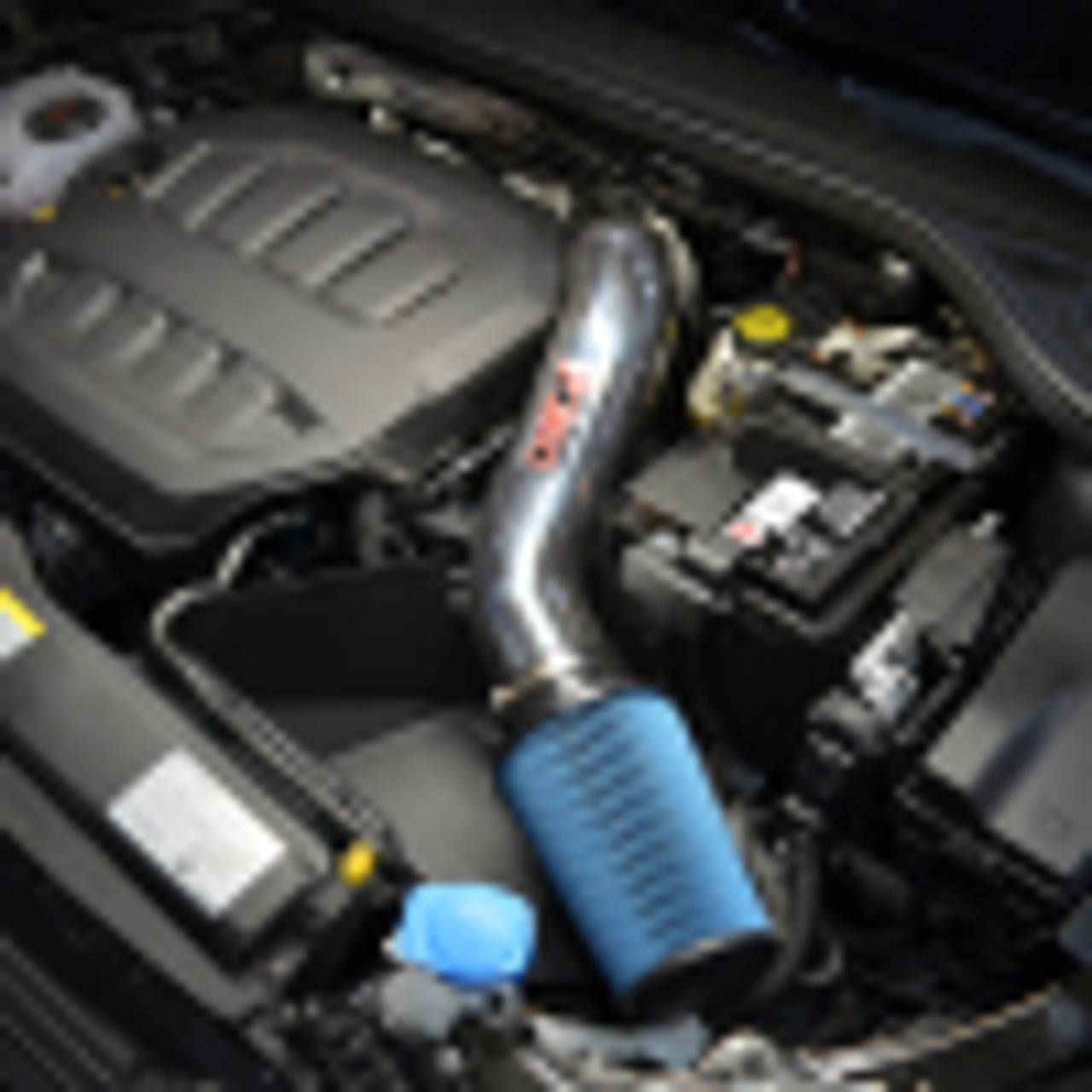 Injen 2022+ Volkswagen GTI (MK8) L4-2.0L Turbo SP Aluminum Series Air Intake System - Polished.  Intake Color: Polished.  Filter Color: Blue