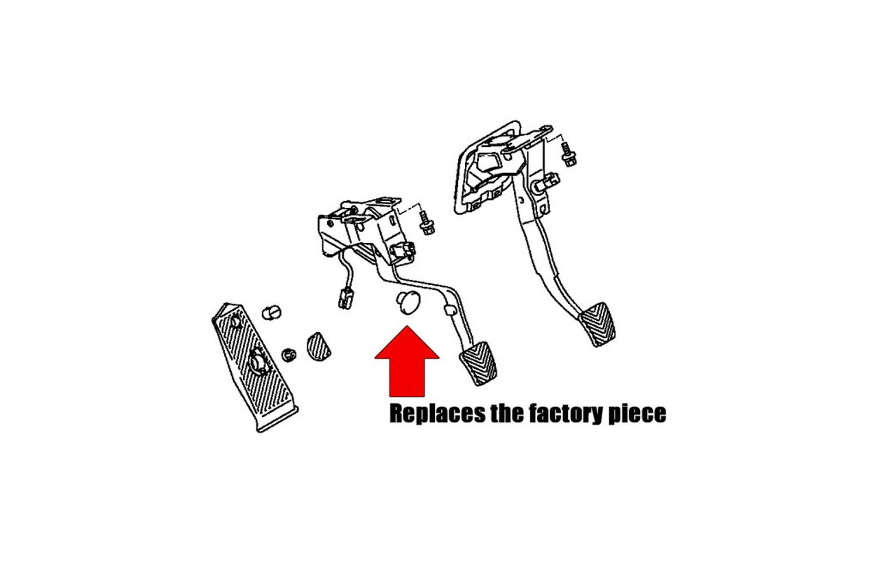 STM Multi-Disc Clutch Pedal Stop for Evo 7/8/9