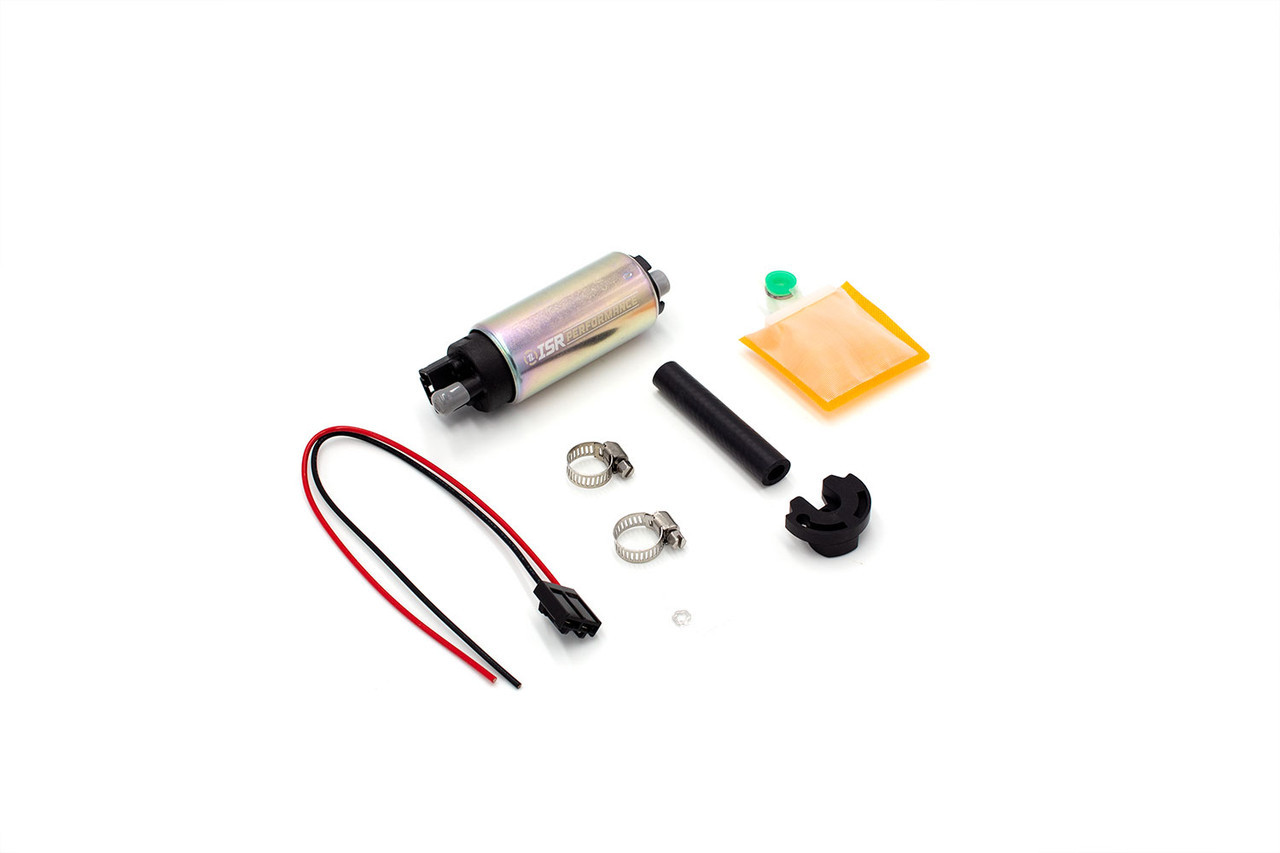 ISR Performance 340 LPH E85 Compatible Fuel Pump - Nissan 240sx S13
1x Fuel Pump.  1x Installation Kit with Filter