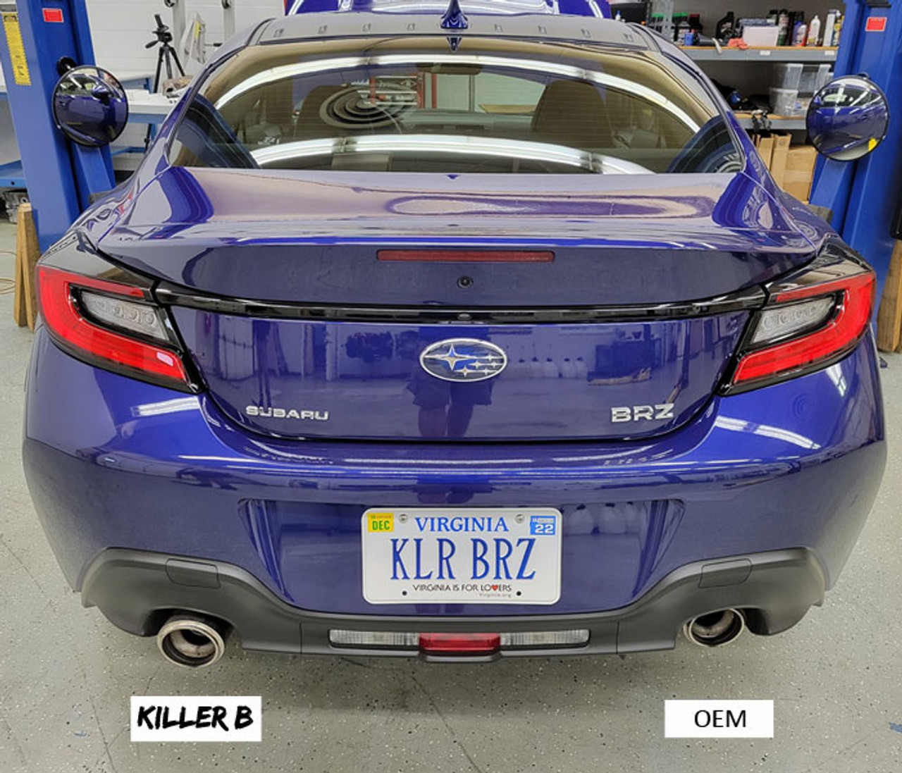 Killer B 2022+ Subaru BRZ / Toyota GR86 Tip Extenders