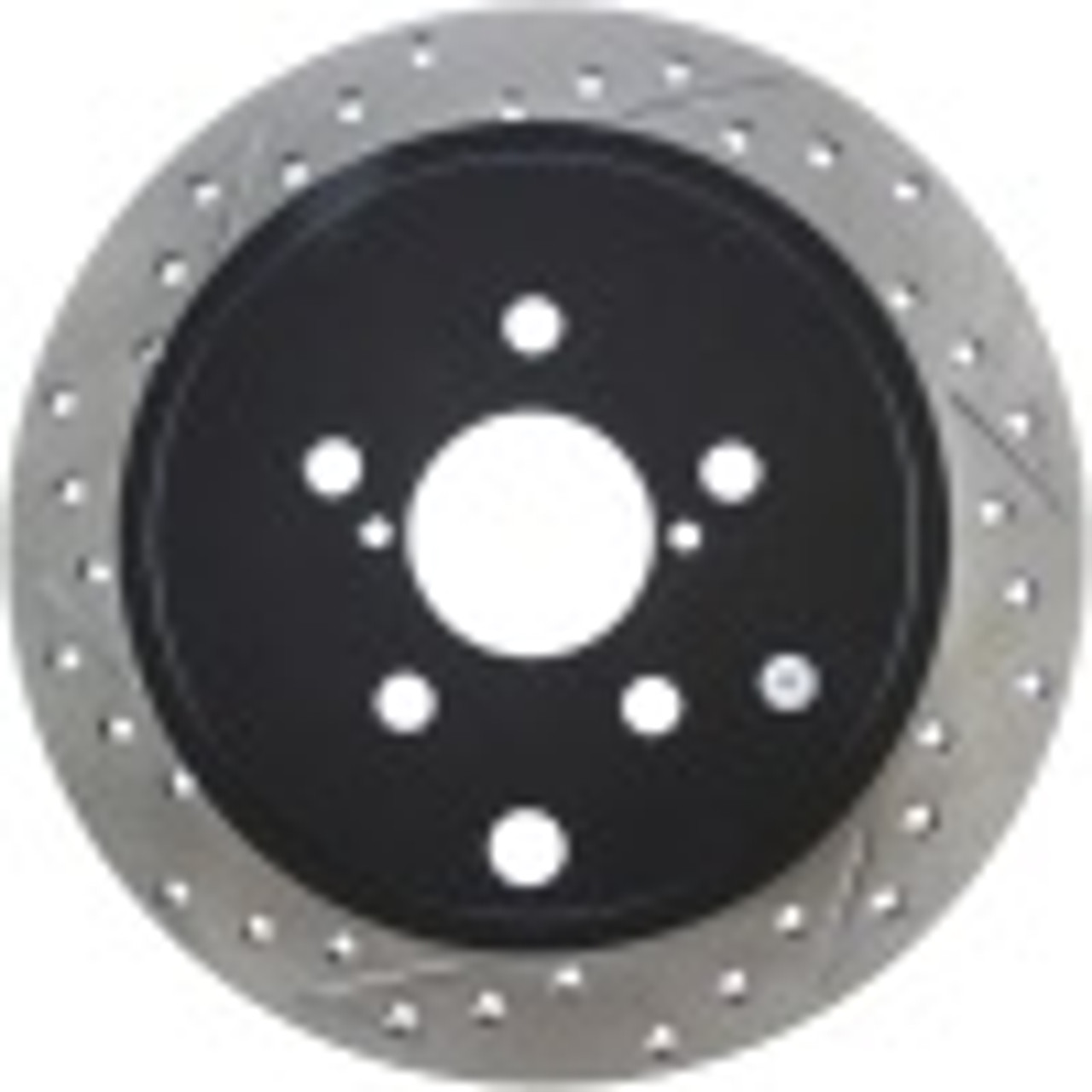 StopTech Sport Drilled/Slotted Brake Rotor; Rear Right