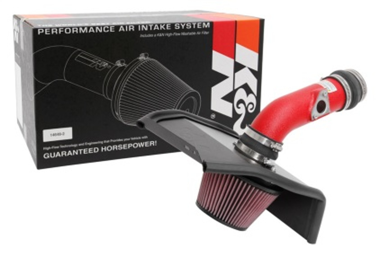 Performance Air Intake System - Intake Pipe Color / Finish: Wrinkle Red