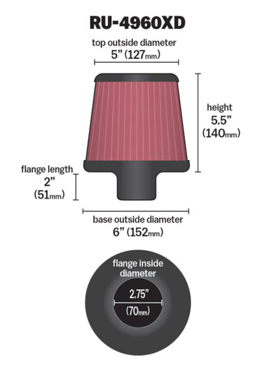 Universal Clamp-On Air Filter