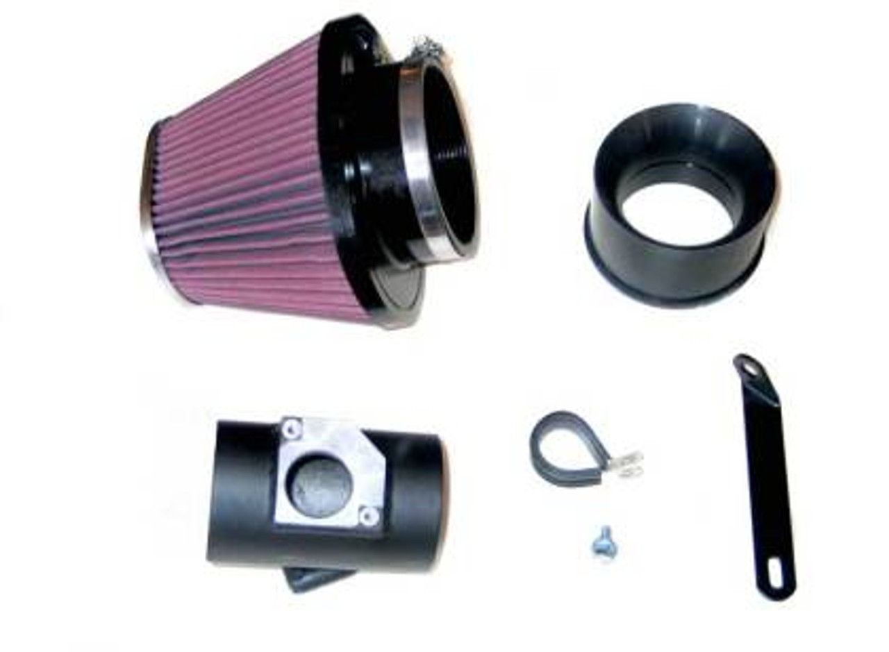 Performance Air Intake System
Intake Pipe Color / Finish: Black. Air Filter Color: Red