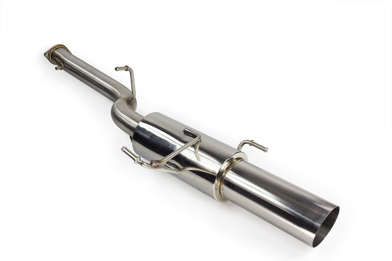 ISR Performance Series II - GT Single Exhaust System - Resonated - 95-98Nissan 240sx (S14)