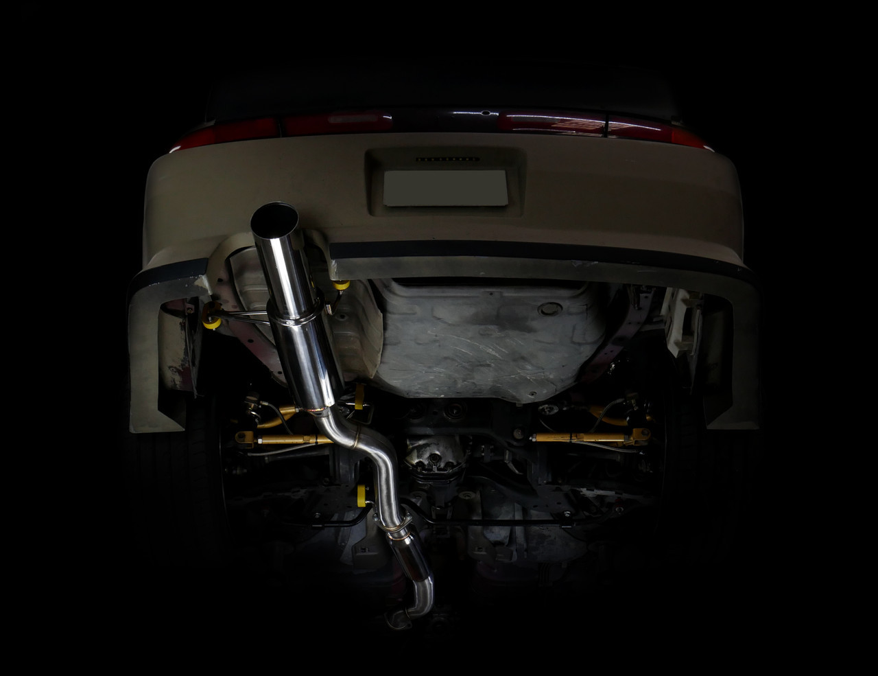 ISR Performance Series II - GT Single Exhaust System - Resonated - 95-98Nissan 240sx (S14)