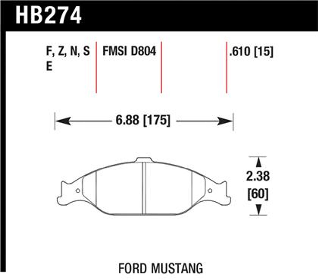 Hawk Performance Street Brake Pads