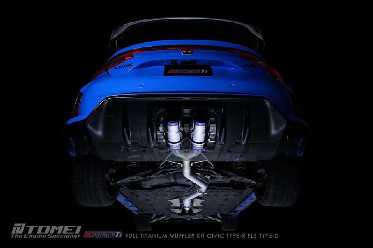 Tomei Full Titanium Expreme Ti Exhaust (Type D / Dual Muffler)