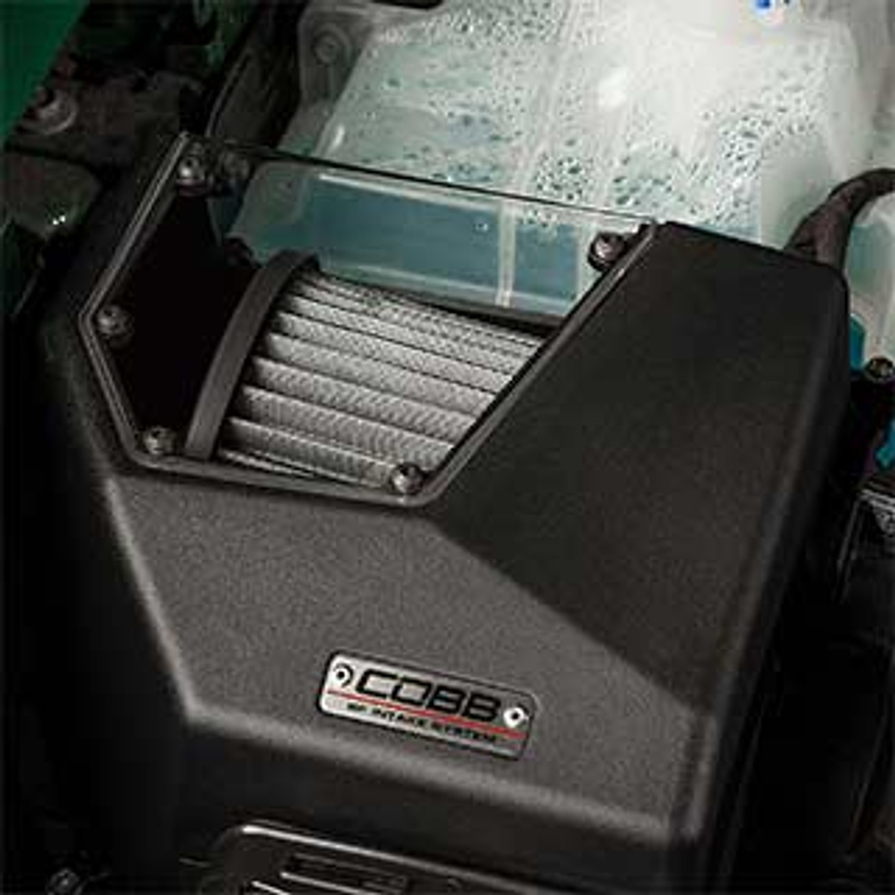 COBB 2021+ Ford Bronco 2.3L/2.7L Intake System - Includes both clear window and open aluminum mesh attachments