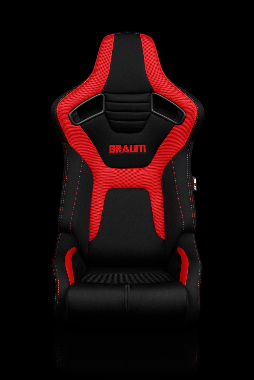 BRAUM ELITE-R ( BLACK & RED CLOTH ) – PAIR