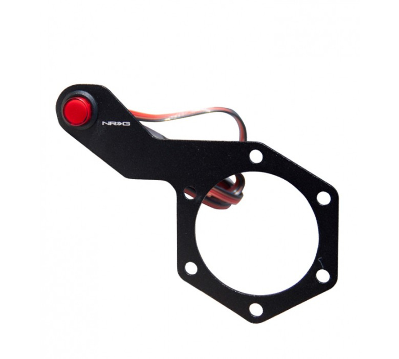 NRG Steering Single Switch - Extended Kit Black