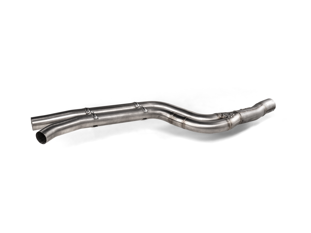 Akrapovic 2019 Toyota Supra (A90) w/o OPF/GPF Evolution Link Pipe Set (SS) (No Hardware Included)