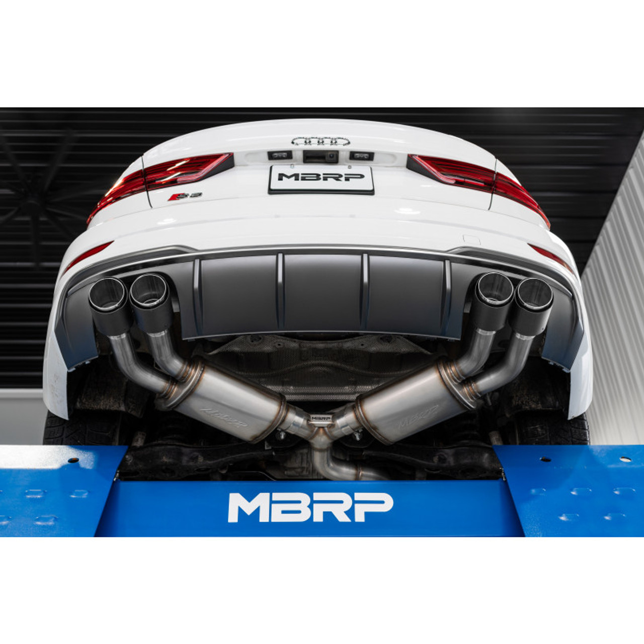 MBRP Exhaust 3" Cat Back, Quad Split Rear, T304