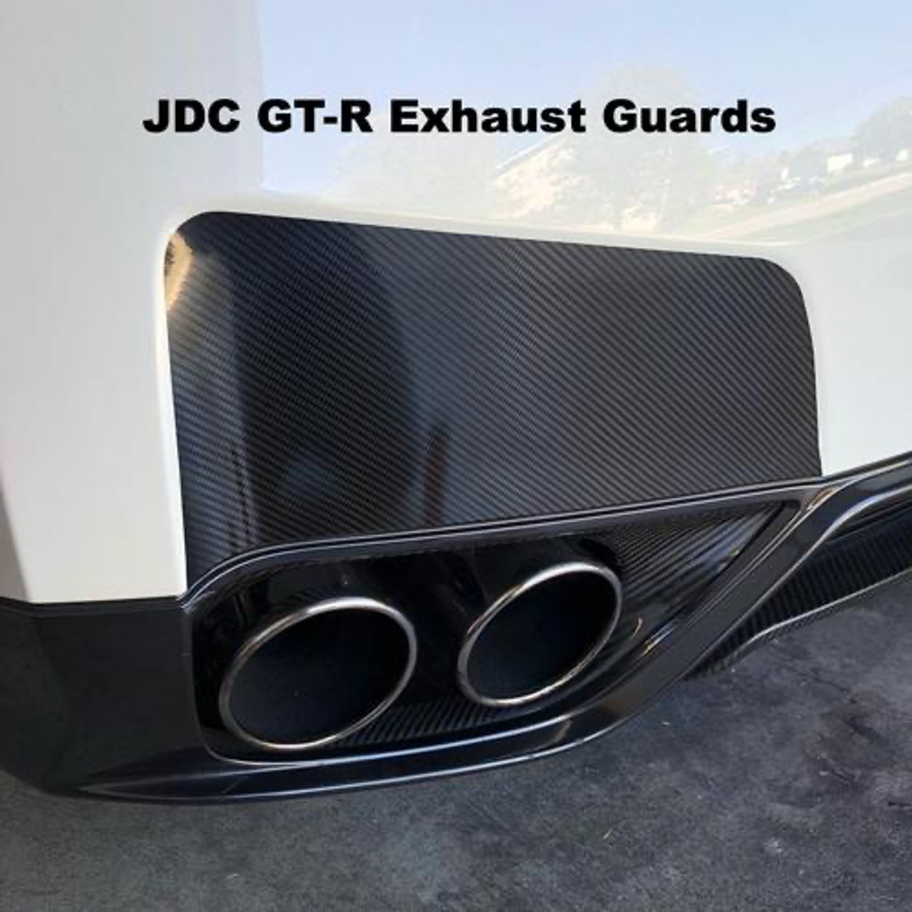 JDC Bumper Exhaust Guards for 09-16 Nissan GT-R