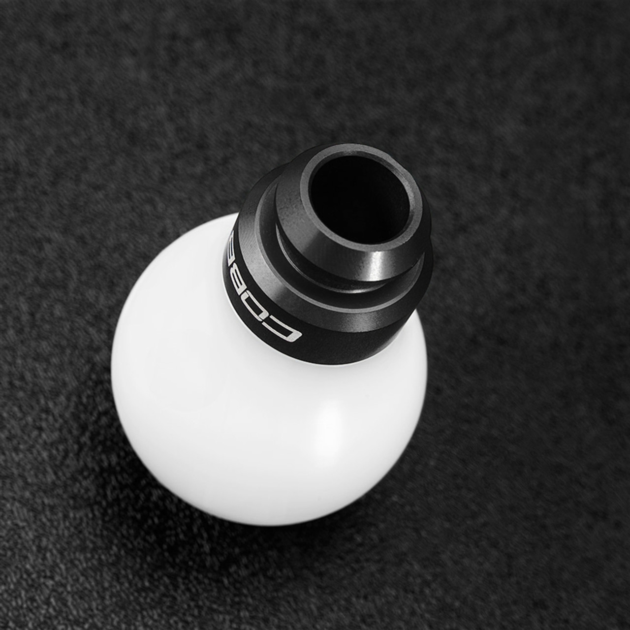 Cobb Subaru 5-Speed COBB Knob - White Knob w/ Stealth Black