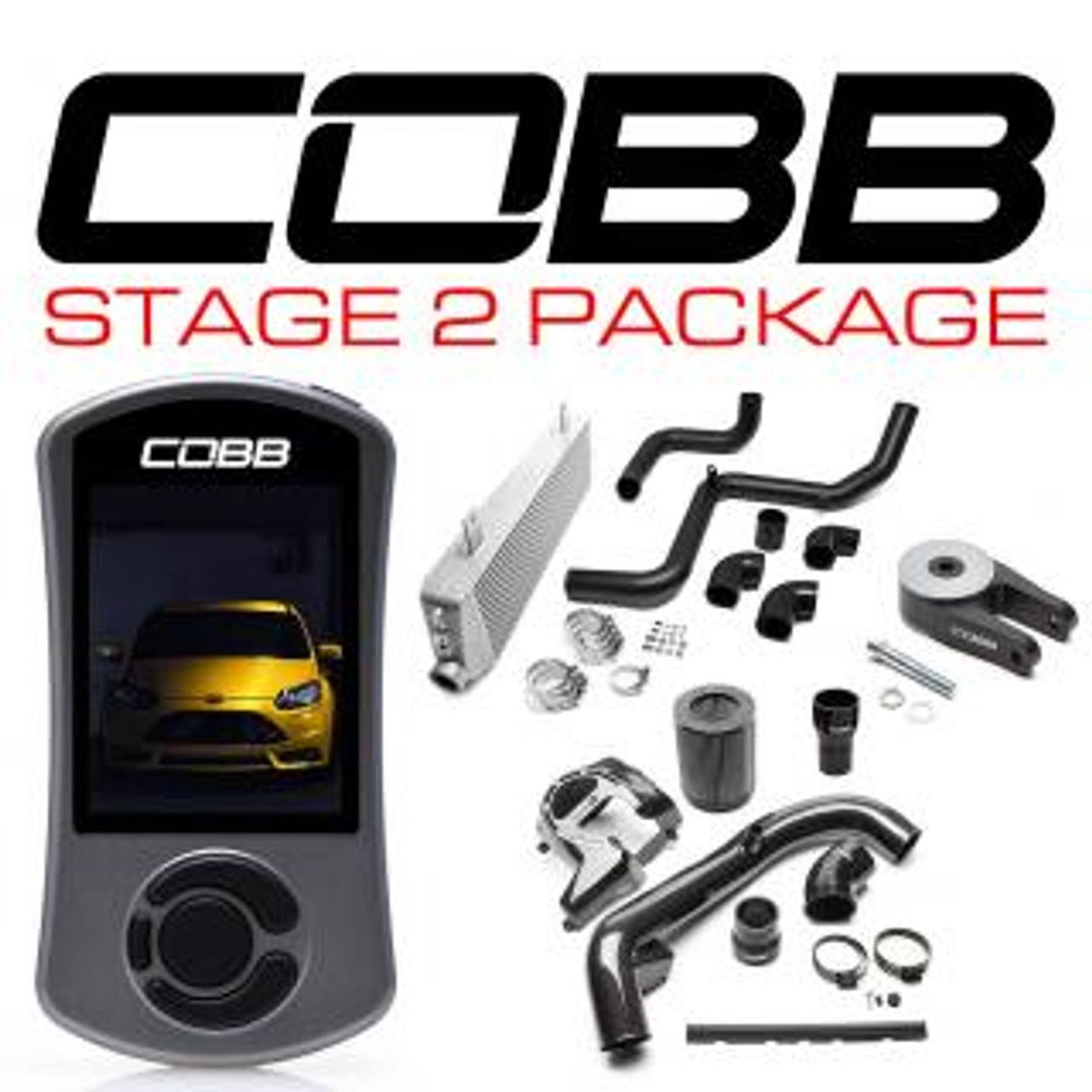 Cobb 13-18 Ford Focus ST Stage 2 Carbon Fiber Power Package