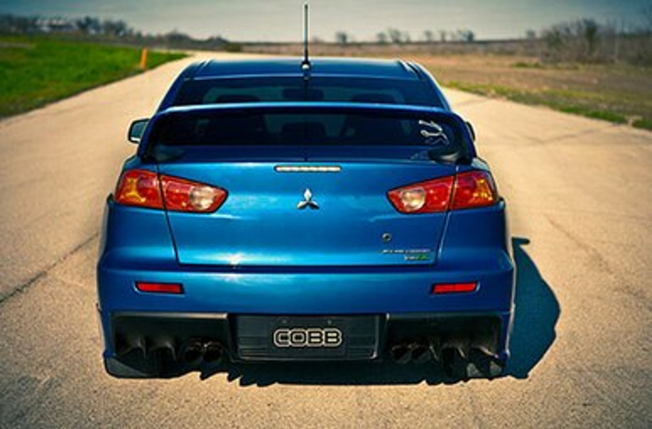 COBB MITSUBISHI EVO X SS 3" QUAD-TIP CAT-BACK EXHAUST