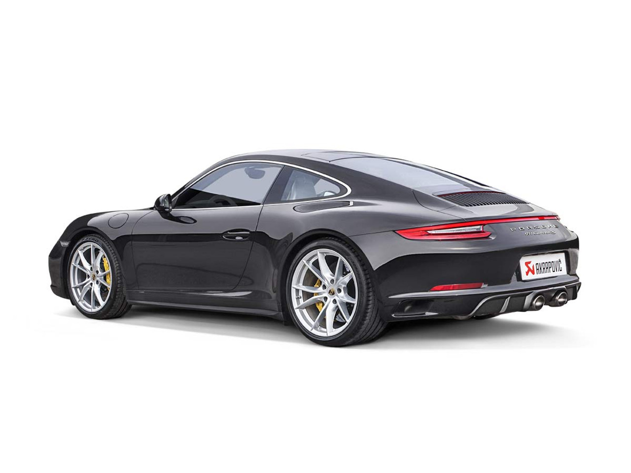 Akrapovic 16-17 Porsche 911 Carrera S/4/4S/GTS (991.2) Slip-On Line (Titanium) w/ Titanium Tips