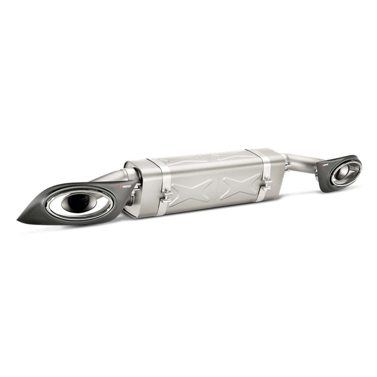 Akrapovic 14-15 Porsche 911 Turbo/Turbo S (991) Slip-On Line (Titanium) w/ Carbon Titanium Tips