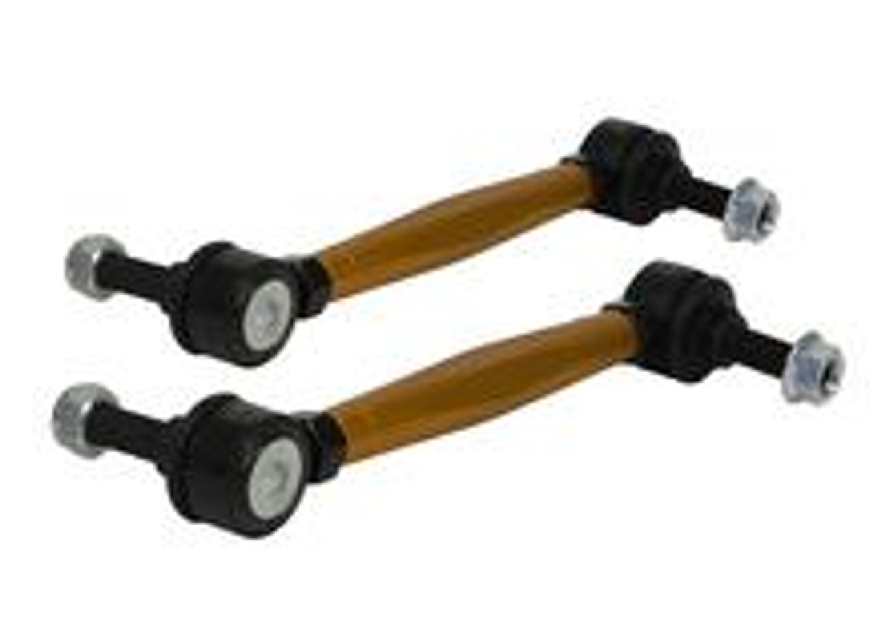 Sway Bar Link Kit; Heavy Duty; Adjustable Steel Ball