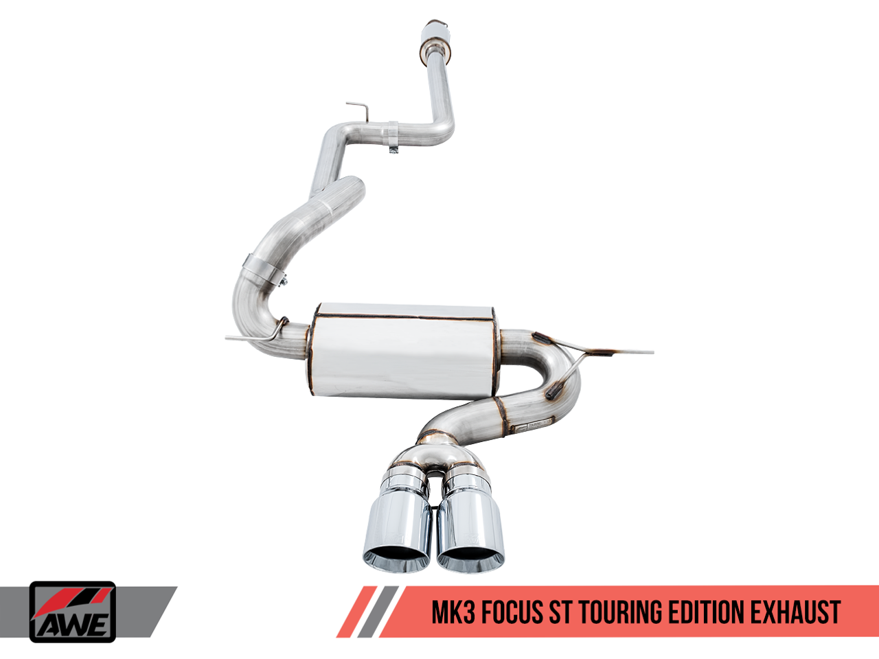 AWE Track Edition Cat-back Exhaust for Ford Focus ST