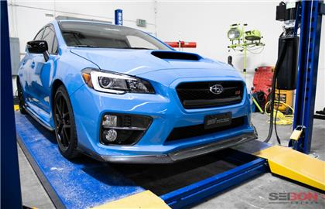 SEIBON MB1-STYLE CARBON FIBER FRONT LIP FOR 2015-2017 SUBARU WRX / STI