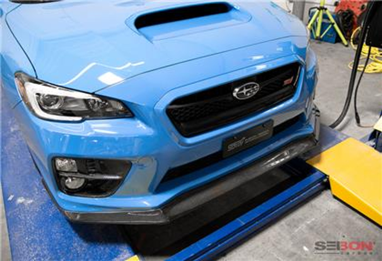 SEIBON MB1-STYLE CARBON FIBER FRONT LIP FOR 2015-2017 SUBARU WRX / STI